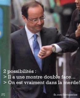Hollande et l'heure